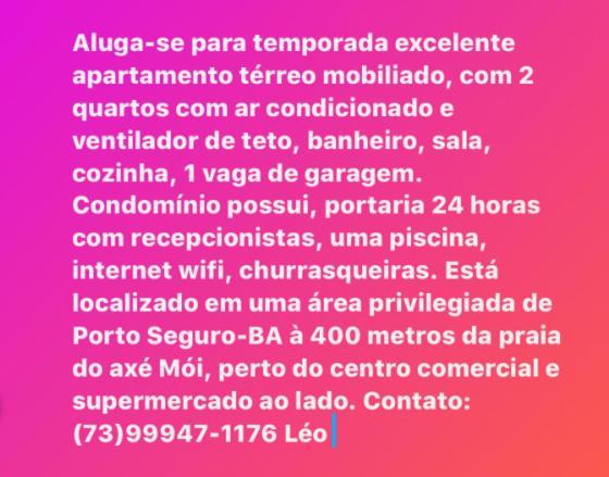Apartamento 2 Quartos Porto Seguro Kültér fotó